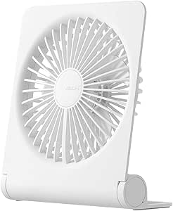 Amazon.com: JISULIFE Small Desk Fan, Portable Travel with 4500mAh Battery, USB Rechargeable Folding Design for Flexibility, Strong Quiet Wind with 4 Speed Modes, Ideal Gifts for Office/Home/