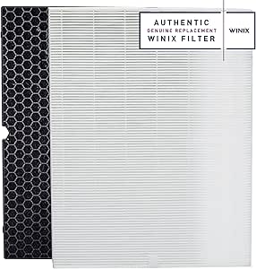 Amazon.com: Genuine Winix 116130 Replacement Filter H for 5500-2 Air Purifier , 16.25"L x 12.5"W x 1.5"Th, White : Home &amp; Kitchen