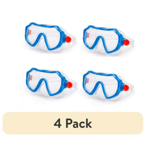 $14.97 Dolfino Youth Swim Mask - Impact Resistant Polycarbonate Lenses - Walmart.com