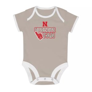 $24.99 NCAA Nebraska Cornhuskers Infant 2pk Bodysuit - 3-6M : Target