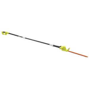 $79 RYOBI ONE+ 18V 18in. Cordless Battery Pole Hedge Trimmer (Tool Only) P26010BTL - The Home Depot