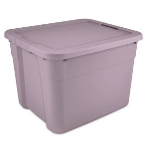 $9 20gal Latching Storage Tote Lavender - Brightroom™ : Target