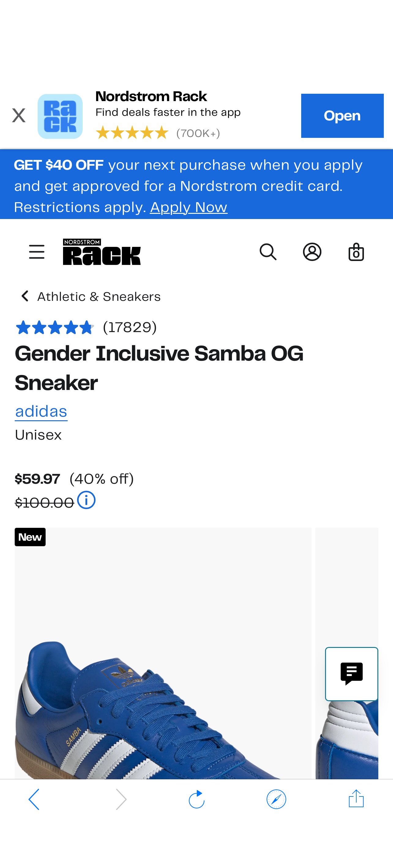 Gender Inclusive Samba OG Sneaker | Nordstromrack