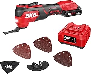SKIL PWRCORE 20V Brushless Oscillating Multi-Tool Kit Including 2.0Ah Battery and Charger-OS5920B-10 - Amazon.com