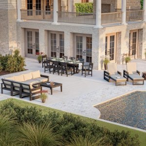 $5899.99 POLYWOOD Westport 19-piece Outdoor Patio Estate Collection | Costco