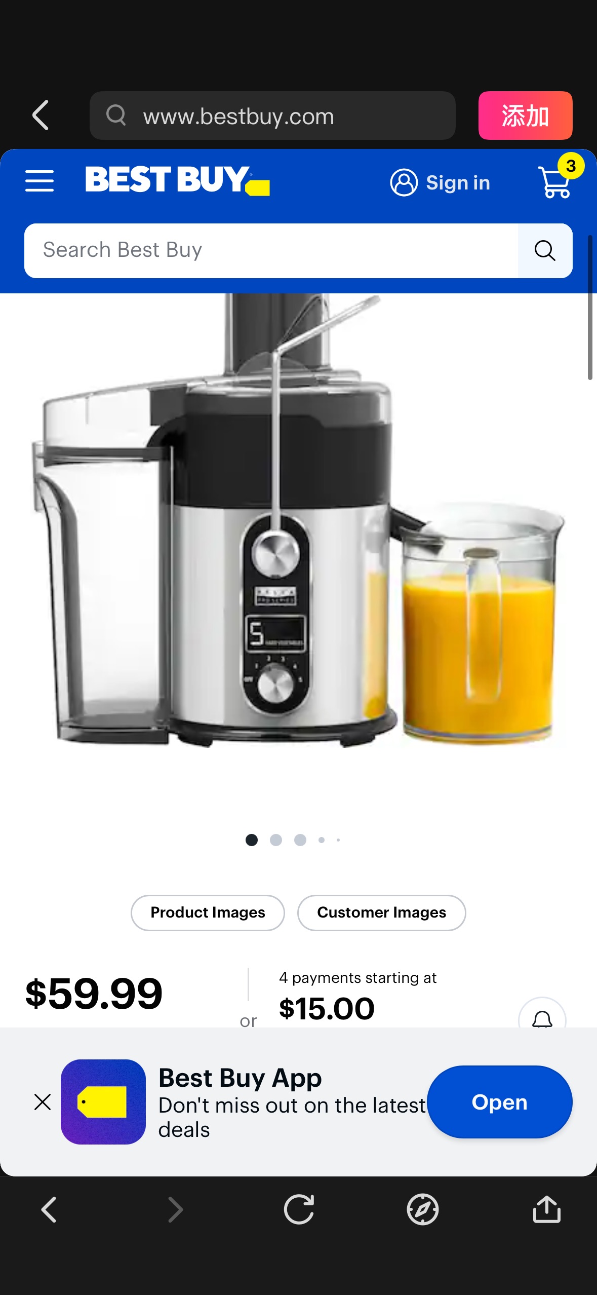 bella PRO 5 Speed Centrifugal Digital Juice Extractor Stainless Steel 90271 - Best Buy