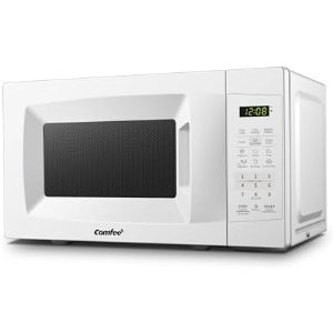 $68.39 Amazon.com: COMFEE' EM720CPL-PM Countertop Microwave Oven with Sound On/Off, ECO Mode and Easy One-Touch Buttons, 0.7 Cu Ft/700W, Pearl White : Grocery & Gourmet Food