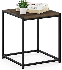 Amazon.com: FURINNO Camnus Modern Living End Table, Columbia Walnut, 15.75 in x 15.75 in x 17.83 in : Home &amp; Kitchen