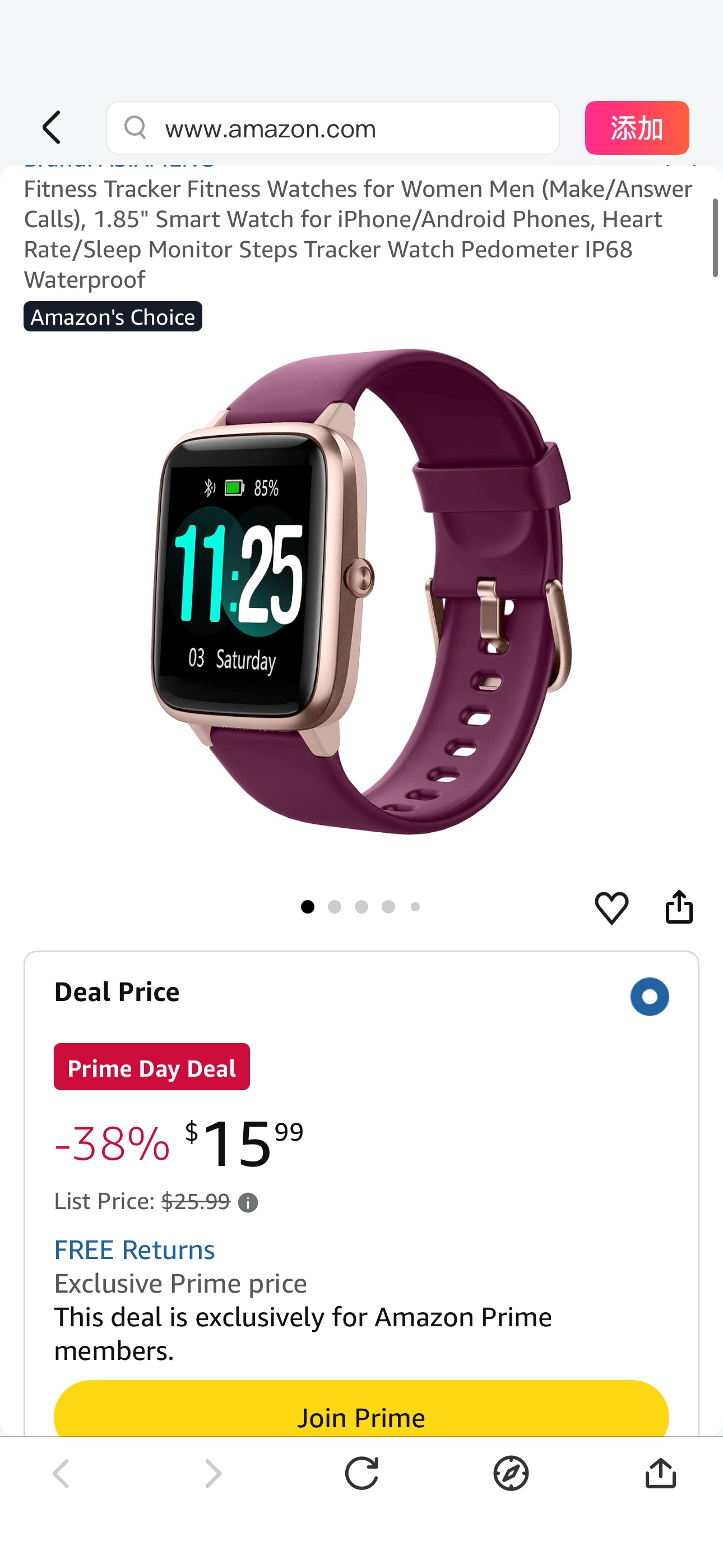 Amazon.com: ASIAMENG Fitness Tracker Fitness Watches for Women Men (Make/Answer Calls), 1.85" Smart Watch for iPhone/Android Phones, Heart Rate/Sleep Monitor Steps Tracker Watch Pedometer IP68 Waterpr