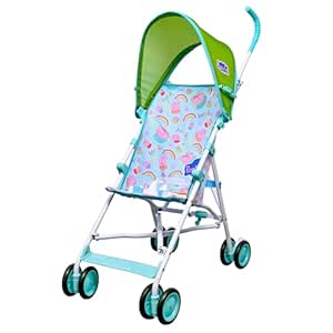 Amazon.com : Peppa Pig Umbrella Stroller for Toddlers, Lightweight Foldable Travel Stroller with 3-Point Harness, Locking Wheels, Adjustable Canopy, Compact &amp; Portable : Baby
