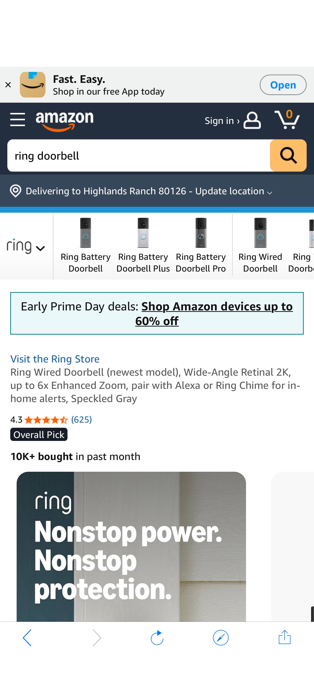 Ring Wired Doorbell | Video Doorbell | Camera | Amazon