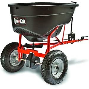 $169.99 Amazon.com : Agri-Fab 45-0463 Pull Behind Broadcast Spreader,130 lb. Hopper Capacity Designed for Seed, Fertilizer, Salt, Ice Melt with Universal Hitch,12 ft. Spread Width for Riding Lawn Mo