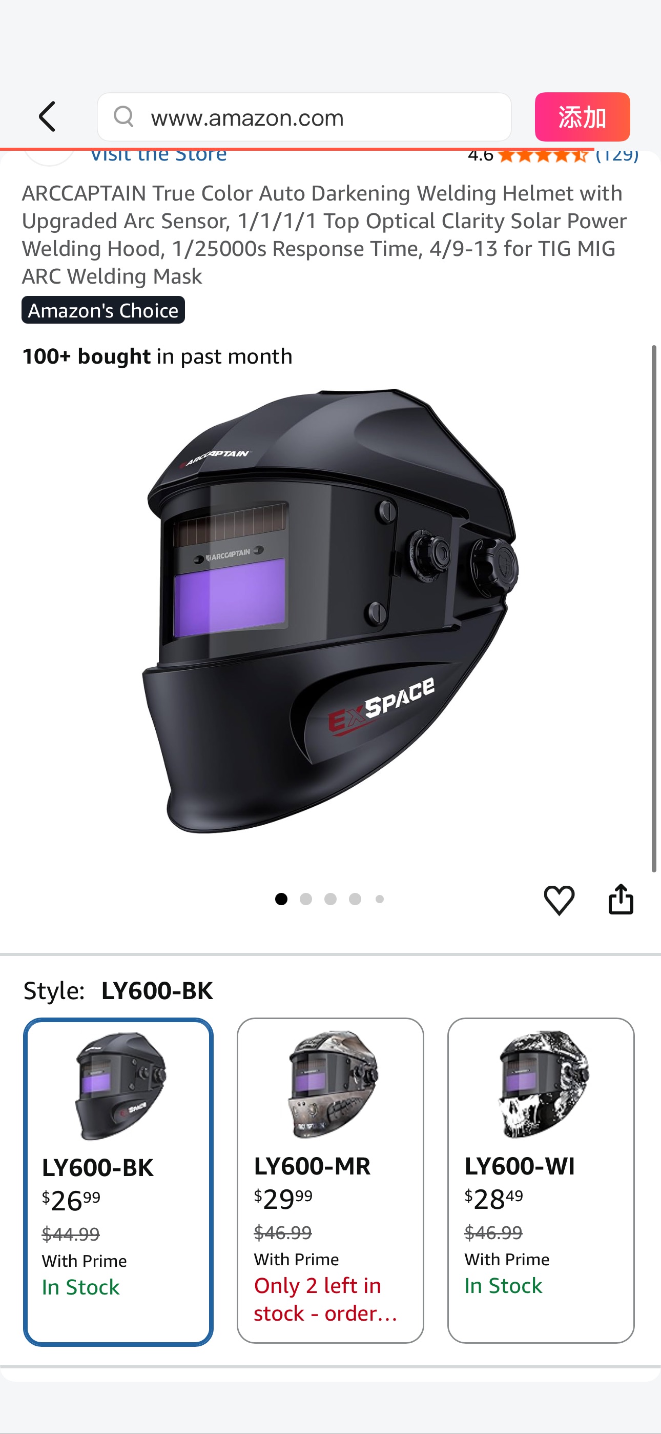 ARCCAPTAIN True Color Auto Darkening Welding Helmet with Upgraded Arc Sensor, 1/1/1/1 Top Optical Clarity Solar Power Welding Hood, 1/25000s Response Time, 4/9-13 for TIG MIG ARC Welding Mask - Amazon