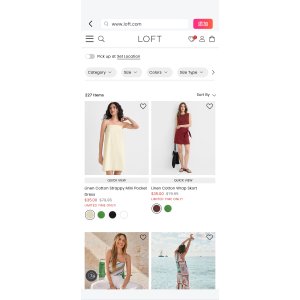  LOFT 亚麻服饰 $20起