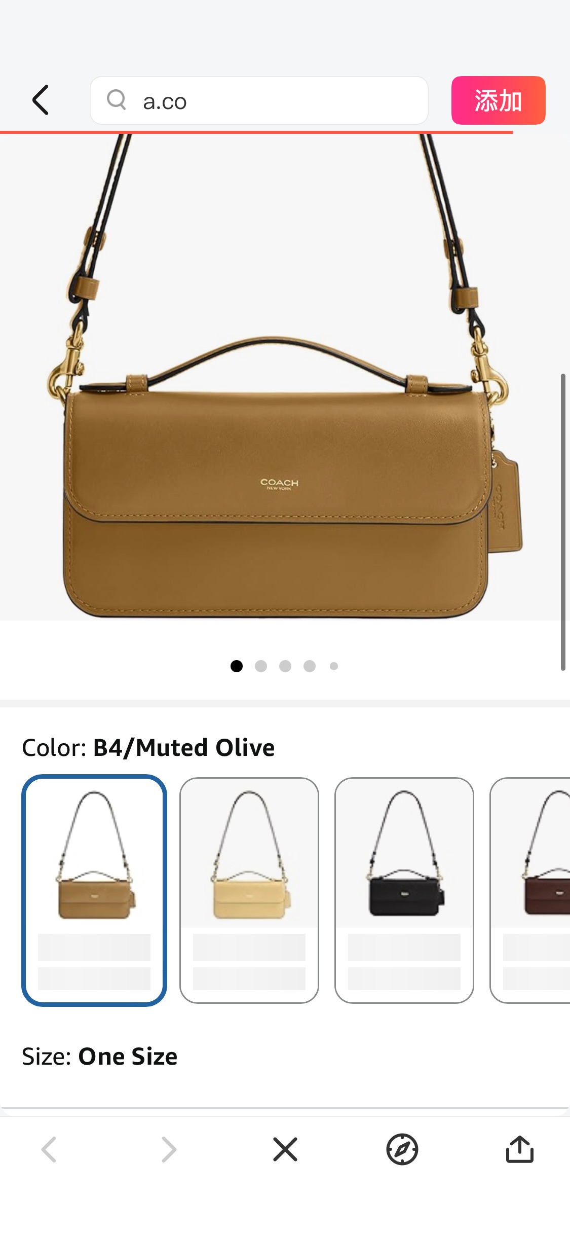 Refined Calf Leather Elora Top Handle Crossbody Bag: Handbags: Amazon.com