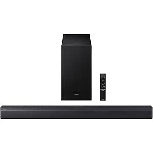 $169.99 Amazon.com: Samsung B-Series Soundbar HW-B550F 2.1 ch DTS Virtual:X Soundbar with Subwoofer (2025 Model) Voice Enhance Mode, Bass Boost, Adaptive Sound : Electronics