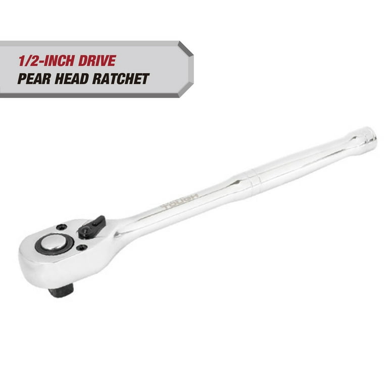 Hyper Tough 1/2-in Drive 72-tooth Reversible Pear Head Ratchet - Walmart.com