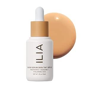 $34.56 Amazon.com : ILIA - Super Serum Skin Tint SPF 40 | Non-Comedogenic, Vegan, Lightweight to Help Against Blue Light, + Pollution while Hydrating, Smoothing, + Refining (Baikal ST9.5, 1 fl oz |