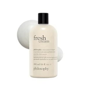 $22.4 Amazon.com: philosophy fresh cream shower gel - with notes of vanilla, whipped cream & tonka bean - 16 fl oz : Everything Else