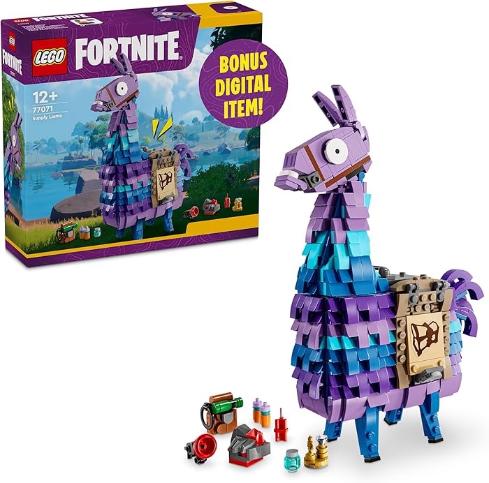 Amazon.com: LEGO Fortnite Supply Llama Building Set - Kids Toy for Gamers, Ages 12+ - Display Model, Collectible Fortnite Toy - Gift for Boys & Girls - 77071 : Toys & Games 乐高
