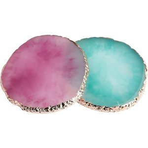 $5.99 Amazon.com: 2 Pcs Resin Nail Art Palette, Nails Art Painting Palettes Gold Edge Nail Holder Nail Art Display Board