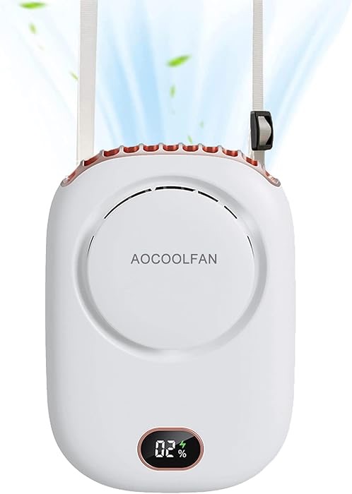 Amazon.com: AOCOOLFAN Portable Neck Fan, Mini Small Personal Handheld Fan USB Rechargeable 3 Speed for Girls Boys Woman Eyelash Travel Home Office Outdoor (White) : Electronics