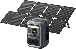 Amazon.com : Anker Solar Generator SOLIX C300 with 60W Solar Panel, 288Wh Portable Power Station, 300W (600W Surge), LiFePO4 Battery, 140W Two-Way Fast Charging, for Outdoor Camping, Traveli