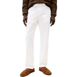 $19.56 Tommy Hilfiger Men's Chino Pants Custom Fit, Bright White 30x34 at Amazon Men’s Clothing store