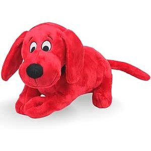 $5.98 Amazon.com: Clifford® Snuggle Buddy Plush Dog Toy | Cozy Dog Stuffed Animals Play Toy for Medium to Large Dogs | Comfort, Squeakers, Crinkle, Interactive Bonding : Toys & Games