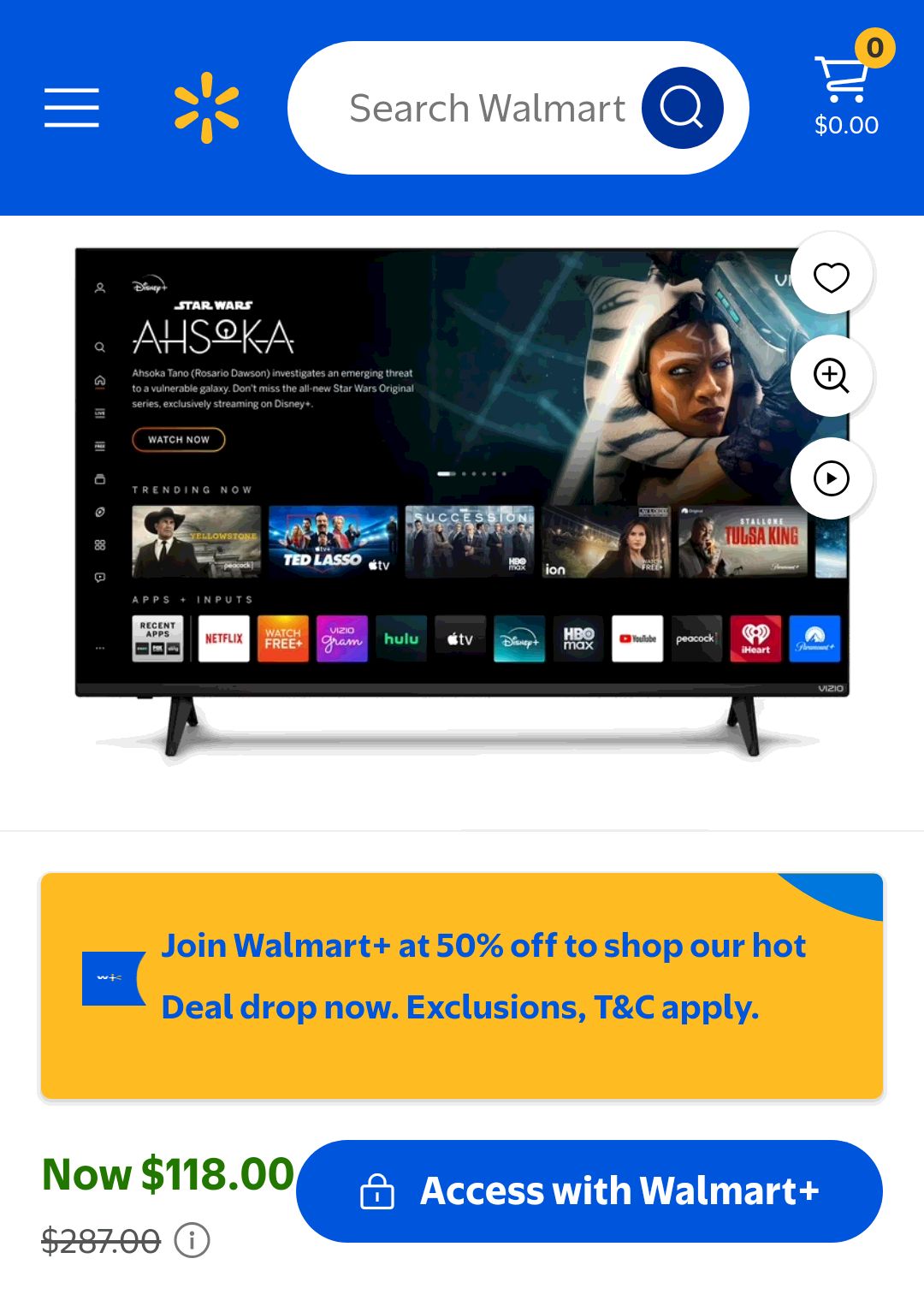 Walmart+ Members: [Starting 6/22]  VIZIO, 43" Class 4K LED HDR Smart TV, V4K43M-08, Dolby Vision HDR - Walmart.com