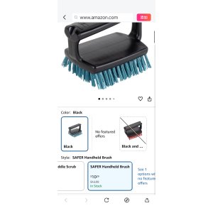 $10.29 Amazon.com : Charbroil Safer Handheld Grill Brush - CB1250092R6 : Patio, Lawn & Garden