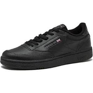 $32.31 Amazon.com | Reebok Club C 85 Mens Tennis Shoes, Casual Fashion White Sneakers for Men, Int-Black/Charcoal, 4 | Shoes