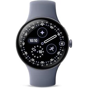 $396 Amazon.com: Google Pixel Watch 4 (45mm) - Android - 2 Years of Data - Heart Rate,