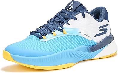 Amazon.com | Skechers Men's Basketball SKX Nexus Sneaker, Light Blue/Navy, 8 | Basketball