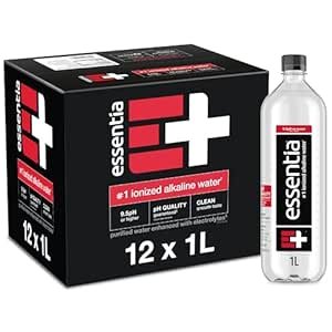 $9.90 Amazon.com: Essentia Ionized Alkaline Water, 9.5 Ph Until Opened, 99.9% Pure, Bottled Water, 12Pk : Grocery & Gourmet Food