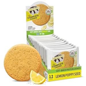 $9.14 Amazon.com: Lenny & Larry's Protein Cookie, [Lemon Poppy Seed], Chewy Soft Baked, 16g Plant Protein, Vegan, Non-GMO, High Fiber, 4 Ounce Cookie (Pack of 12) : Grocery & Gourmet Food