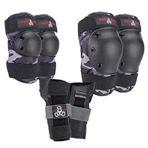 $36.58 Amazon.com : Triple Eight Saver Series 3-Pack Pad Set– Ideal for Skateboarding, In-line Skating, Roller Skating, and Biking : Sports & Outdoors