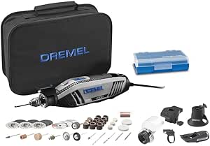 DREMEL 4300-5/40 High Performance Rotary Tool Kit with LED Light - 5 Attachments &amp; 40 Accessories - Ideal for Grinding, Cutting, Wood Carving, Sanding, and Engraving - Amazon.com
