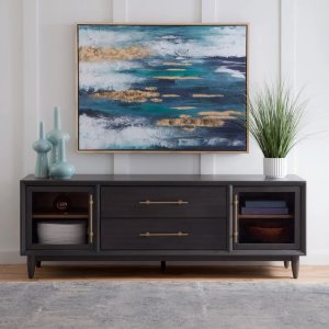 $449.99 Milo Falls 72  Accent Console, Black | Costco