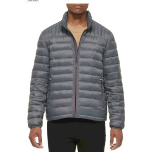 $47.20 Tommy Hilfiger Men s Ultra Loft Lightweight Packable Puffer Jacket (Standard and Big & Tall), Charcoal, XX-Large at Amazon Men’s Clothing store