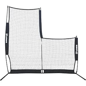 $53.55 Amazon.com: Champion Sports Rhino Flex Reversible Baseball Protective L Screen Pitching Net with Carry Bag,Black : Sports & Outdoors
