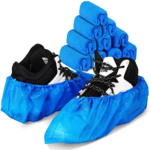 Green Convenience Shoe Covers Disposable Boot Cover Waterproof, Dust proof, 100 Pack(50 Pairs),The Size Fit Most, Non-slip, Blue, Protect Your Shoes, Floor, Carpet - Amazon.com