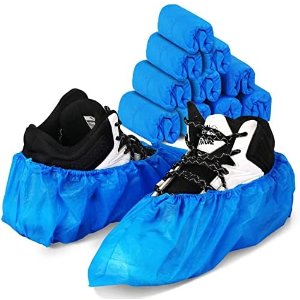 $3.79 Green Convenience Shoe Covers Disposable Boot Cover Waterproof, Dust proof, 100 Pack(50 Pairs),The Size Fit Most, Non-slip, Blue, Protect Your Shoes, Floor, Carpet - Amazon.com