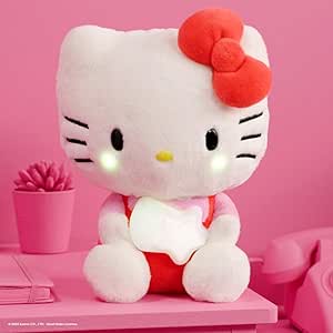 Amazon.com: Jazwares Hello Kitty and Friends - Hello Kitty 10-inch Illuminating Feature Plush - 5 Colors and Twinkle Sounds - Amazon Exclusive - Officially Licensed Sanrio Product from Ages 
