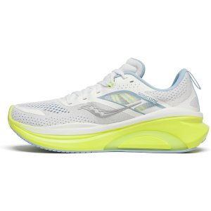$47.74 Saucony Women s Omni 22 Sneaker, White/Sunny, 5.5 | Road Running