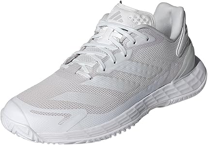 Adidas Women's Defiant Speed 2, White/White/Grey, 5 | Tennis & Racquet Sports