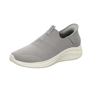 $40.5 Amazon.com | Skechers Men's Ultra Flex 3.0 Smooth Step Hands Free Slip-ins, Grey, 15 Wide | Fashion Sneakers