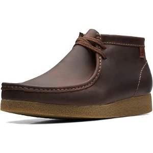 $51.87 Amazon.com | Clarks Collection Men's Shacre Boot Ankle Boot, Beeswax Leather, 9.5 Medium US | Chukka