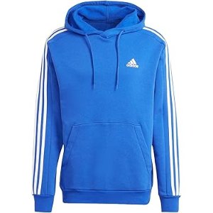 $13.10 Amazon.com: adidas Men's Essentials Fleece 3-stripes Hoodie, Semi Lucid Blue, XX-Small : Clothing, Shoes & Jewelry