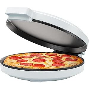 $39.96 Amazon.com: Chefman Everything Maker & Pizza Oven – 1440W Countertop Electric Pizza Maker with 12” Nonstick Cooking Plates, Plus Makes Quesadillas, Omelettes and More, with Indicator Lig